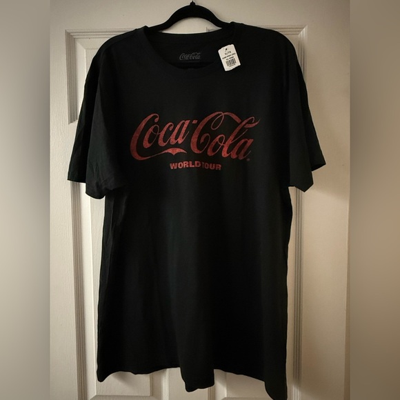 Coca Cola Other - Coca-Cola Black T-Shirt with Global Cities Design